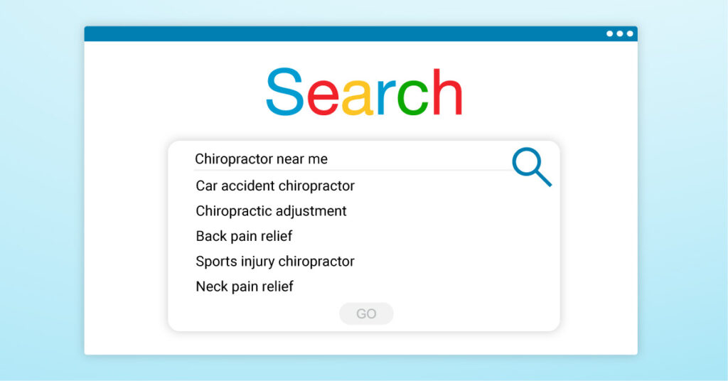 Google search chiropractor